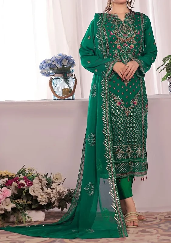 Bin Hameed Nura Luxury Embroidered Chiffon Dress