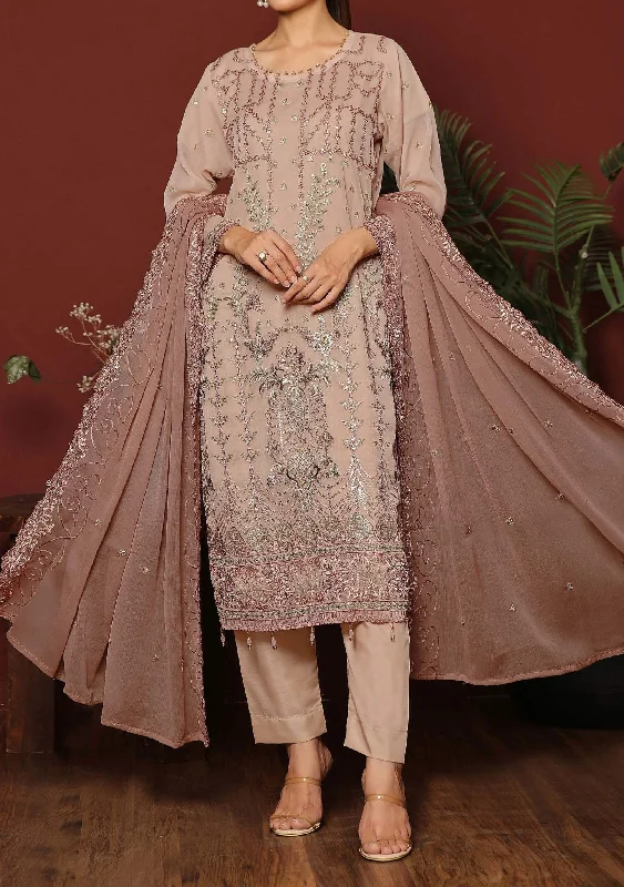 Bin Hameed Nashwa Luxury Embroidered Chiffon Dress