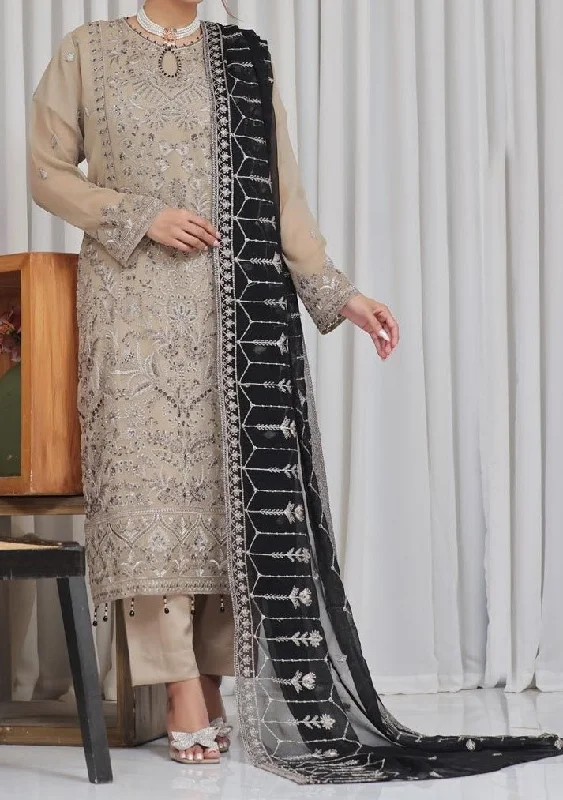 Bin Hameed Nisha Luxury Embroidered Chiffon Dress