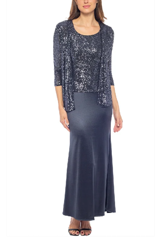 Marina 268541 Long Sequin Mother of the Bride Jacket Dress Bomber Jacket Anorak Windbreaker Marina 268541 Long Sequin Mother of the Bride Jacket Dress Bomber Jacket Anorak Windbreaker