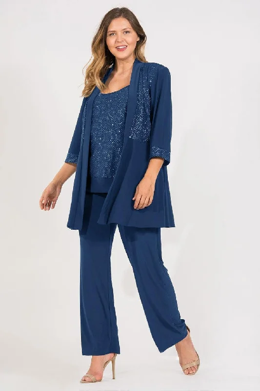 R&M Richards 5589 Formal Jacket Pant Suit Clearance Print Jacket Jacquard Jacket Embroidered Jacket