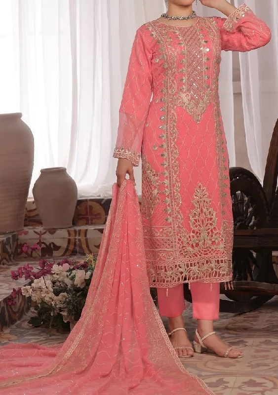 Bin Hameed Nura Luxury Embroidered Chiffon Dress