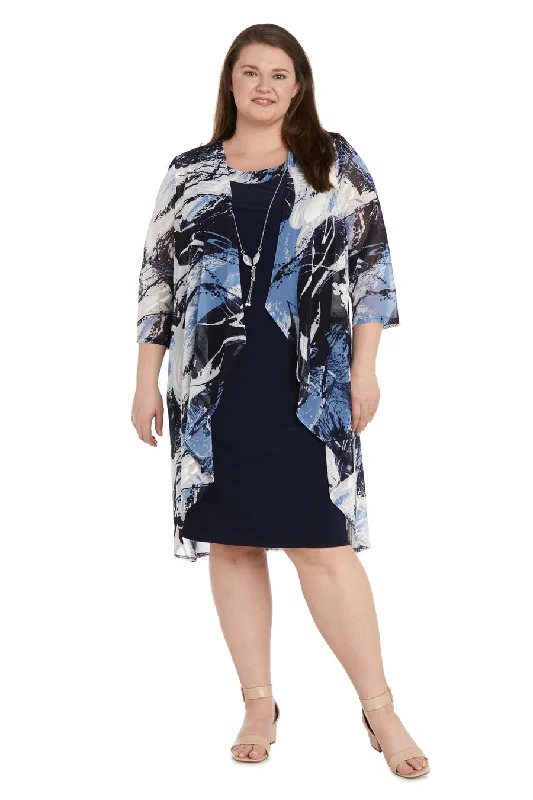 R&M Richards 9987W Short Mother of the Bride Dress Plus Size Jacket Dress Quilted Jacket Puffer Jacket Insulated Jacket R&M Richards 9987W Short Mother of the Bride Dress Plus Size Jacket Dress Quilted Jacket Puffer Jacket Insulated Jacket
