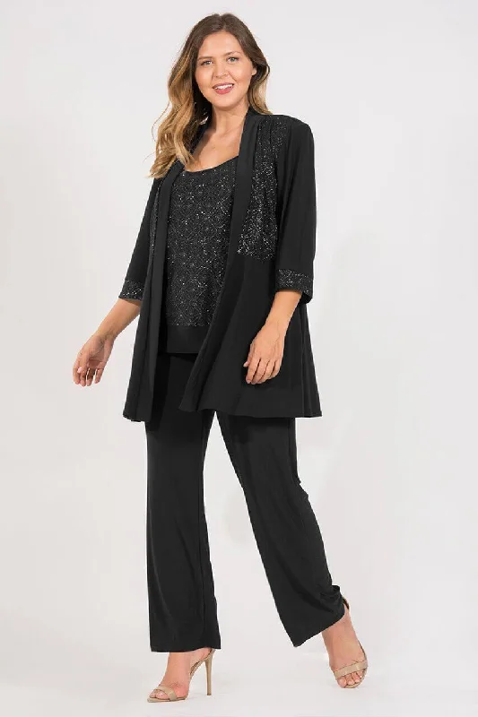 R&M Richards 5589 Formal Jacket Pant Suit Cotton Fabric Linen Fabric Terry Fabric