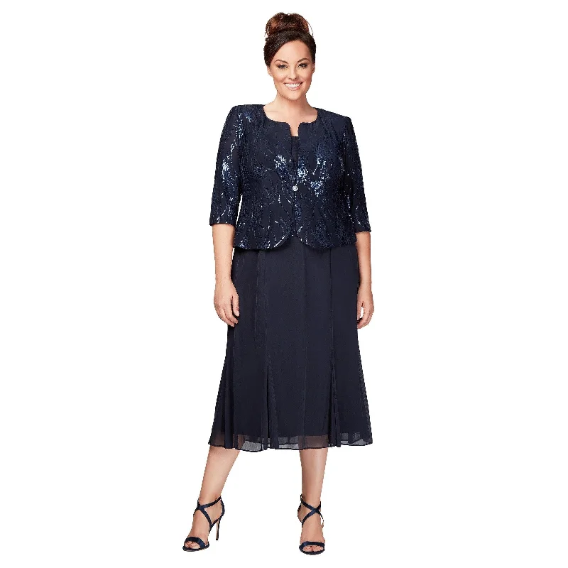 Navy 16W Alex Evenings AE496267 Short Plus Size Jacket Dress Sale Notch Collar Jacket Peter Pan Collar Jacket Cowl Neck Jacket Navy 16W Alex Evenings AE496267 Short Plus Size Jacket Dress Sale Notch Collar Jacket Peter Pan Collar Jacket Cowl Neck Jacket