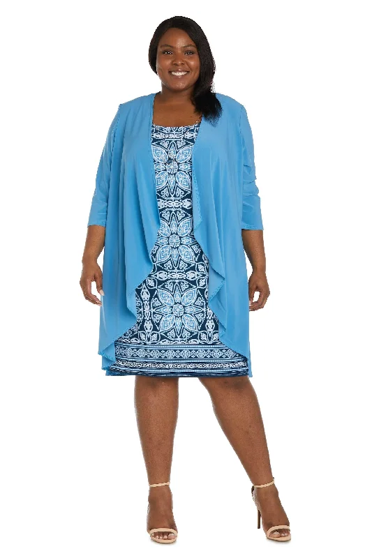 R&M Richards 9227W Short Plus Size Jacket Dress Jacket Blazer Coat