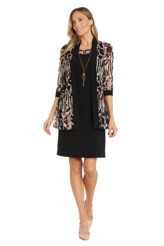 R&M Richards 1263 Mother of the Bride Short Print Jacket Dress Fitted Jacket Loose Jacket Oversized Jacket R&M Richards 1263 Mother of the Bride Short Print Jacket Dress Fitted Jacket Loose Jacket Oversized Jacket