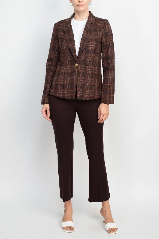 Nanette Lepore  Formal Woven Jacket Mid Waist Straight Pant Suit Fleece Jacket Down Jacket Feather Jacket