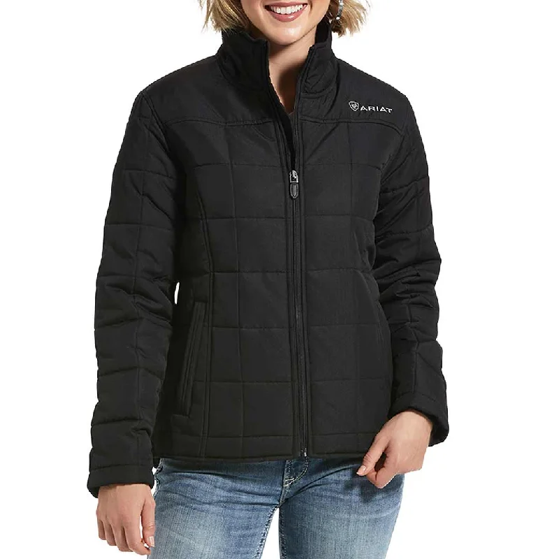 Ariat Women's Crius Insulated Jacket A-Line Jacket Boat Neck Shawl Collar