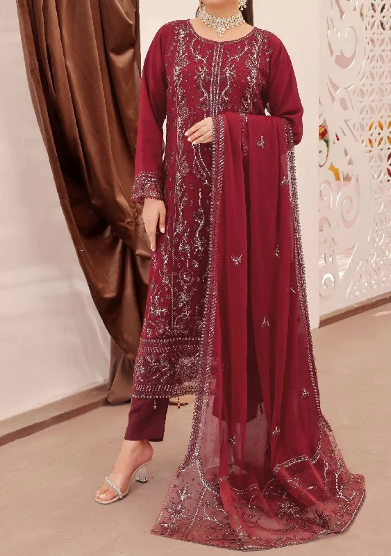 Bin Hameed Rubab Luxury Embroidered Chiffon Dress
