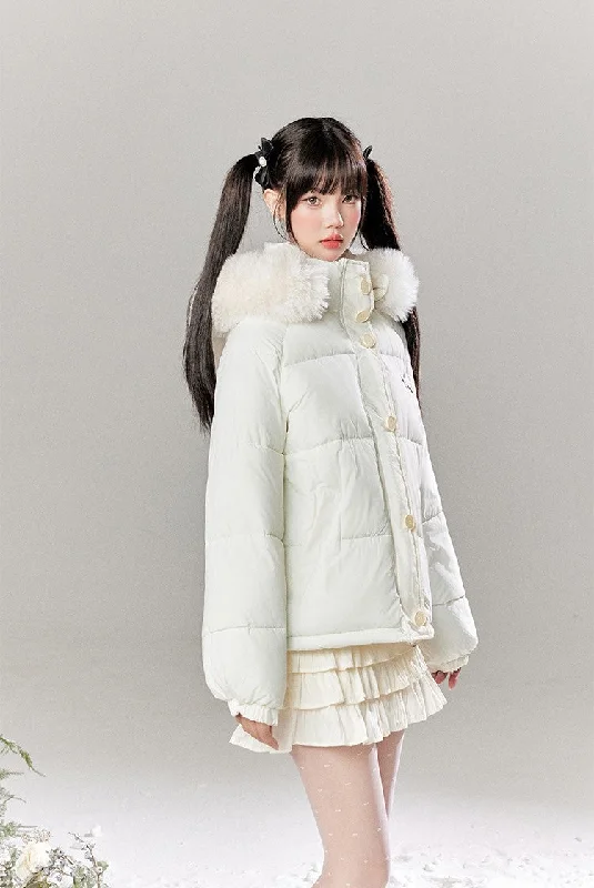 Soft Hooded Cotton Bread Jacket/Cake Skirt TBI0040 Denim Jacket Leather Jacket Suede Jacket
