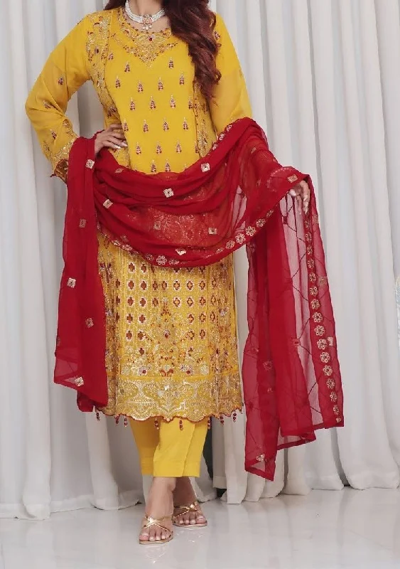 Bin Hameed Nisha Luxury Embroidered Chiffon Dress