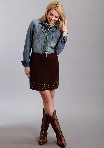 Stetson Ladies Collection Suede Lambskin Skirt Style 11-060-0539-0600 corduroy skirt cozy Stetson Ladies Collection Suede Lambskin Skirt Style 11-060-0539-0600 corduroy skirt cozy