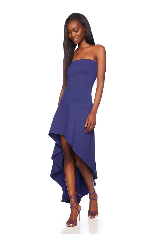 high low ruffle dress