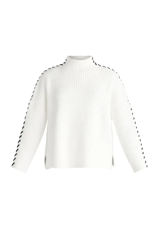 Contrast Whipstitch Jumper