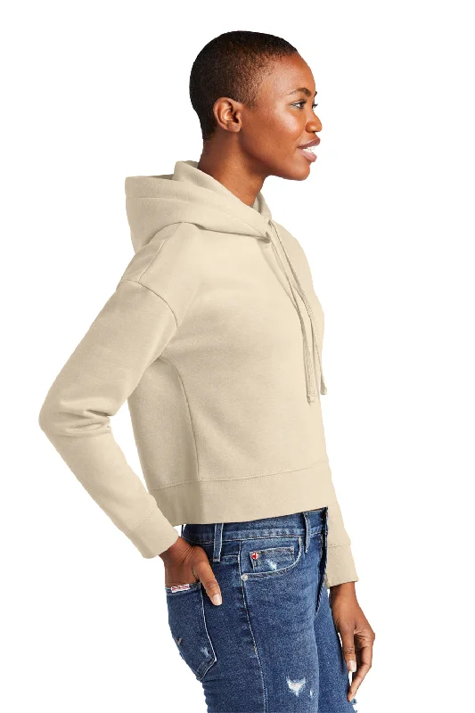 District Womens V.I.T. Fleece Hooded Sweatshirt Hoodie - Gardenia