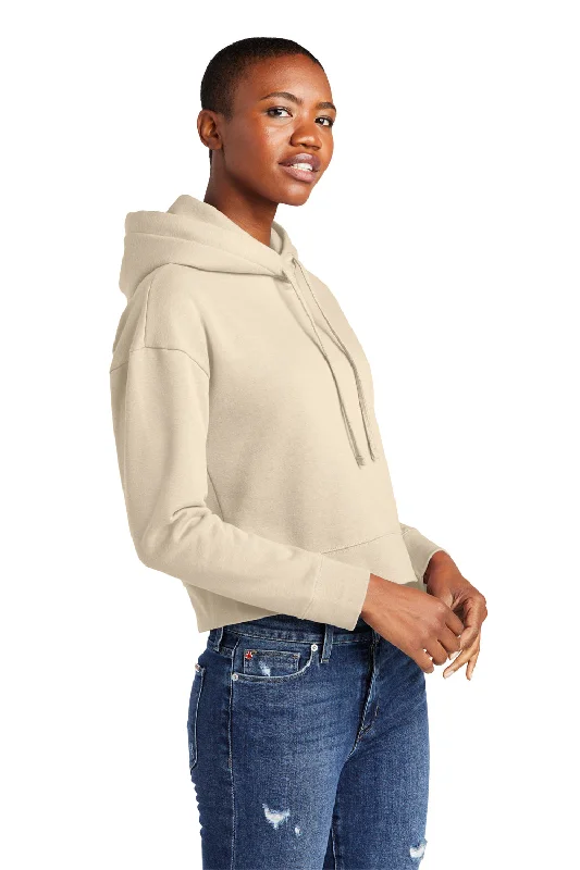 District Womens V.I.T. Fleece Hooded Sweatshirt Hoodie - Gardenia