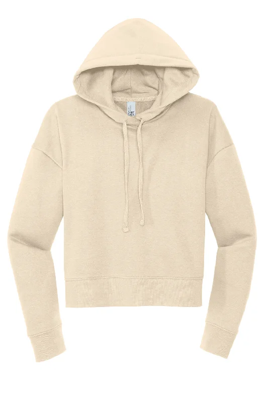 District Womens V.I.T. Fleece Hooded Sweatshirt Hoodie - Gardenia