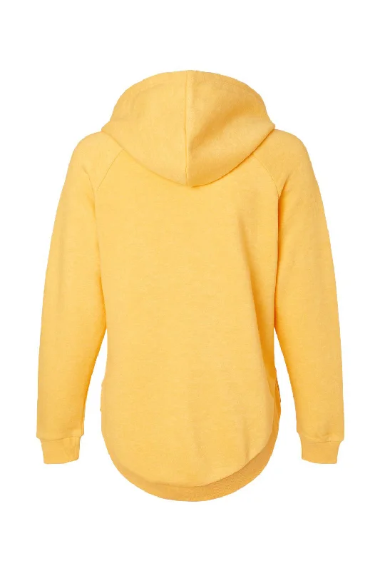 MV Sport Womens Jordan Angel Fleece Hooded Sweatshirt Hoodie - Sunglow Yellow - NEW