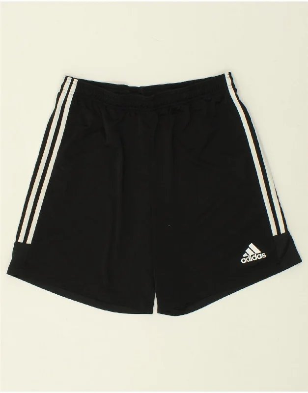 ADIDAS Womens Aeroready Sport Shorts UK 14 Large Black Polyester