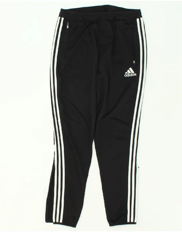 ADIDAS Womens Climacool Tracksuit Trousers UK 14 Medium Black Polyester