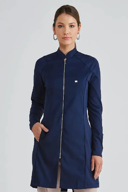 Coats & Scrubs Women's Carmel Navy Lab Coat