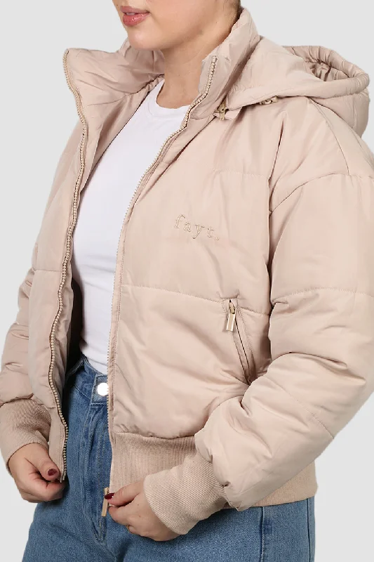 FAYT PUFFER JACKET NEUTRAL