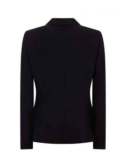 Juliet Tailored Shawl Wool Crepe Jacket