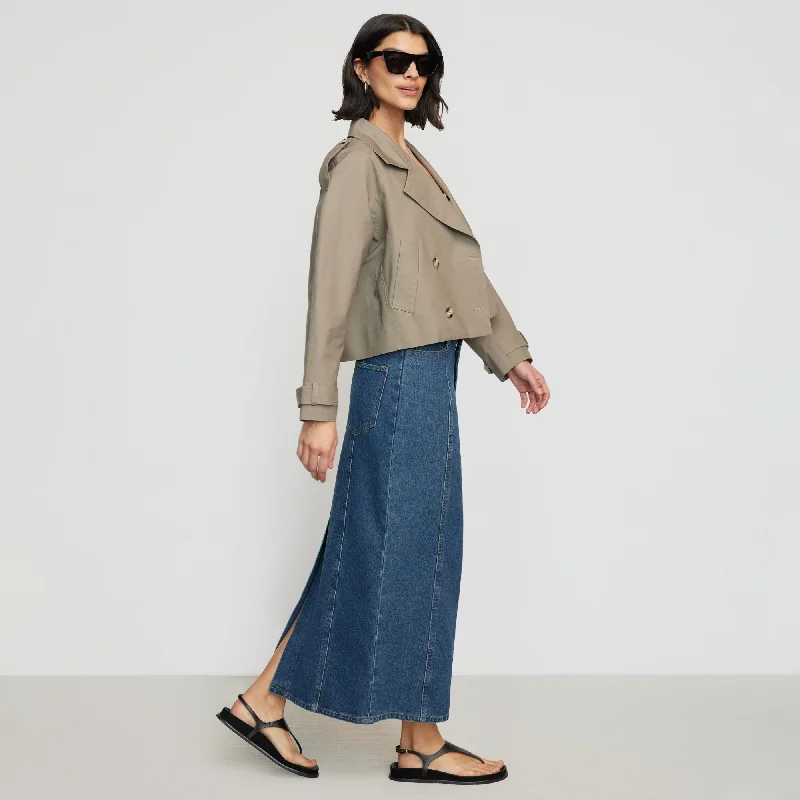 Luca Cropped Trench Jacket