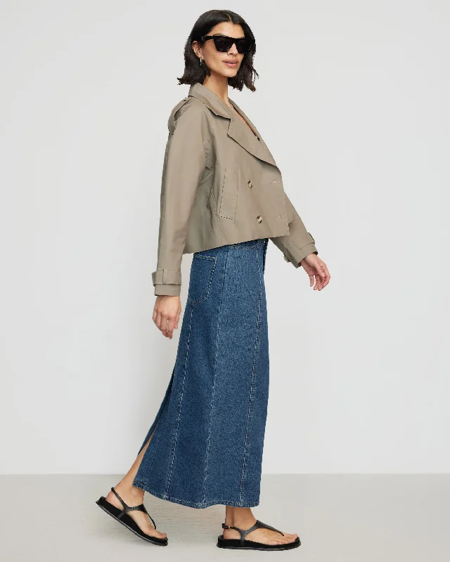 Luca Cropped Trench Jacket