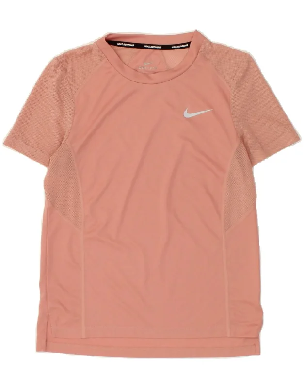 NIKE Womens T-Shirt Top UK 6 XS Pink