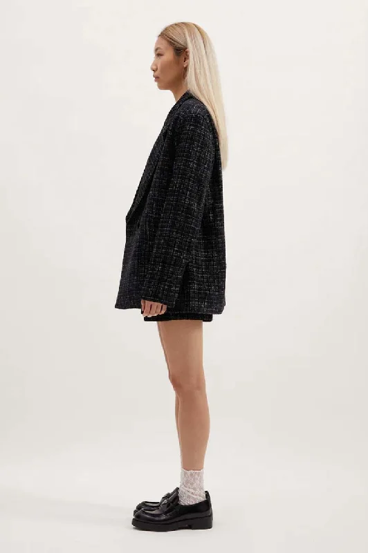 Remain Lennon Blazer - Black Boucle