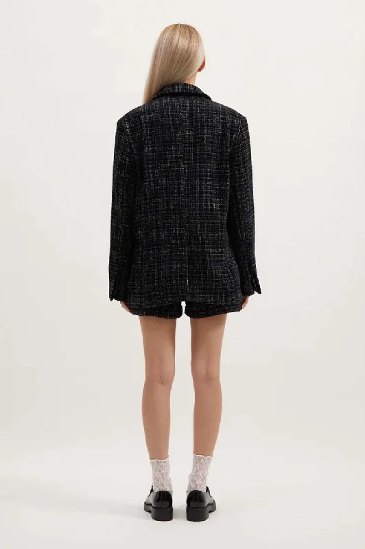 Remain Lennon Blazer - Black Boucle