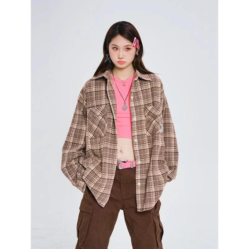 RTK (W) No. 3081 PLAID SHIRT JK