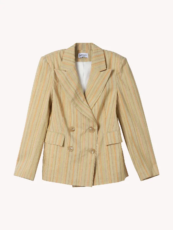 Stripe Oversize Blazer