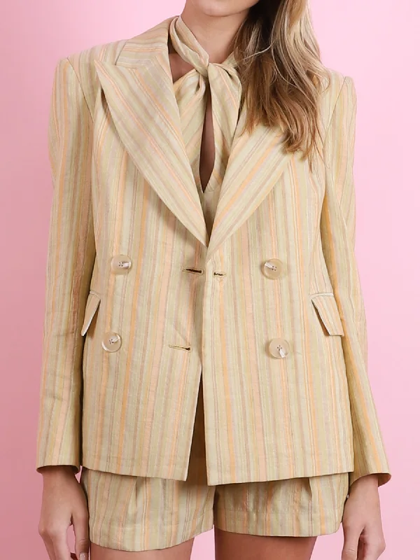 Stripe Oversize Blazer