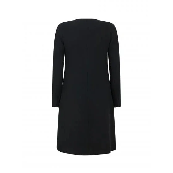 Tailored Wool Crepe Frock Coat