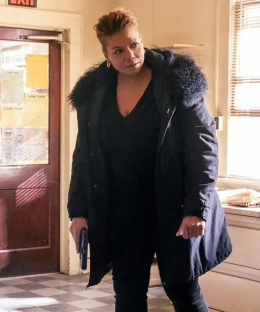 The Equalizer (2021) Queen Latifah Fur Collar Coat