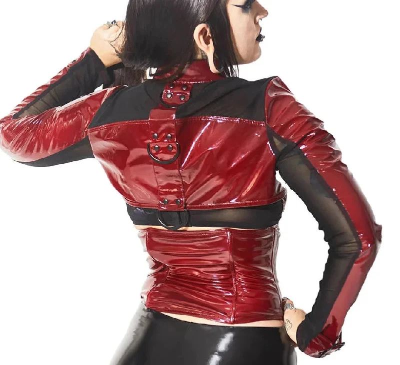 Vampire Red Shrug Jacket