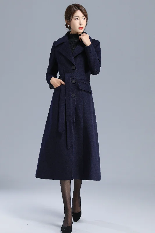 Women's Winter Single Breasted Wool Coat 3205