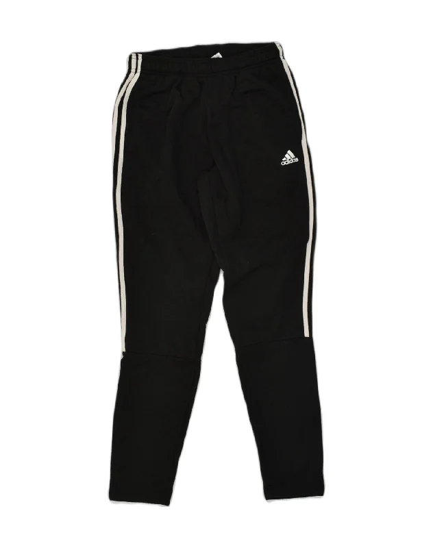 ADIDAS Womens Tracksuit Trousers UK 10 Small Black Polyester