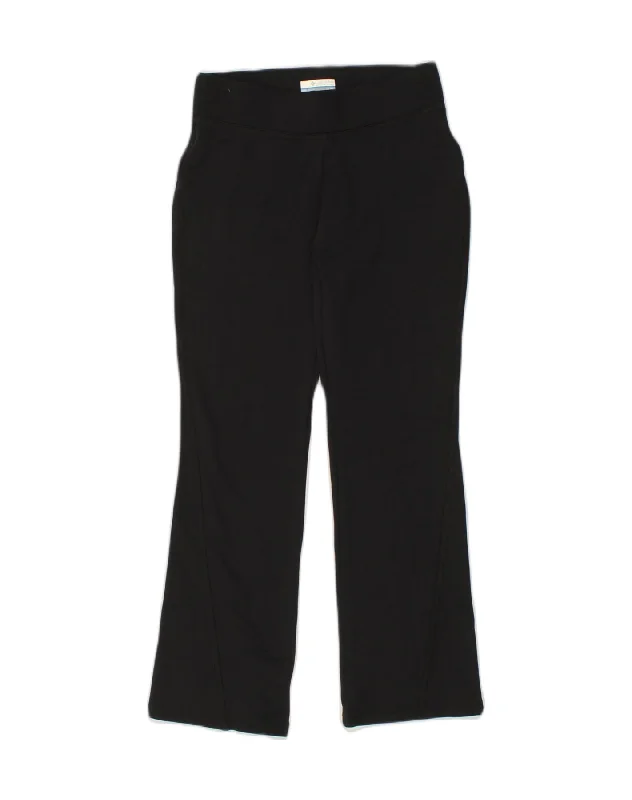 COLUMBIA Womens Tracksuit Trousers XS Black Polyester