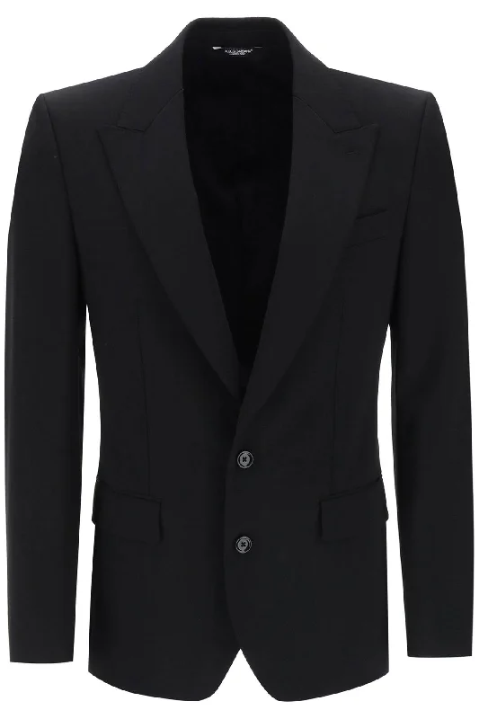 Dolce & gabbana sicilia fit tailoring jacket G2QU6T FU26E NERO