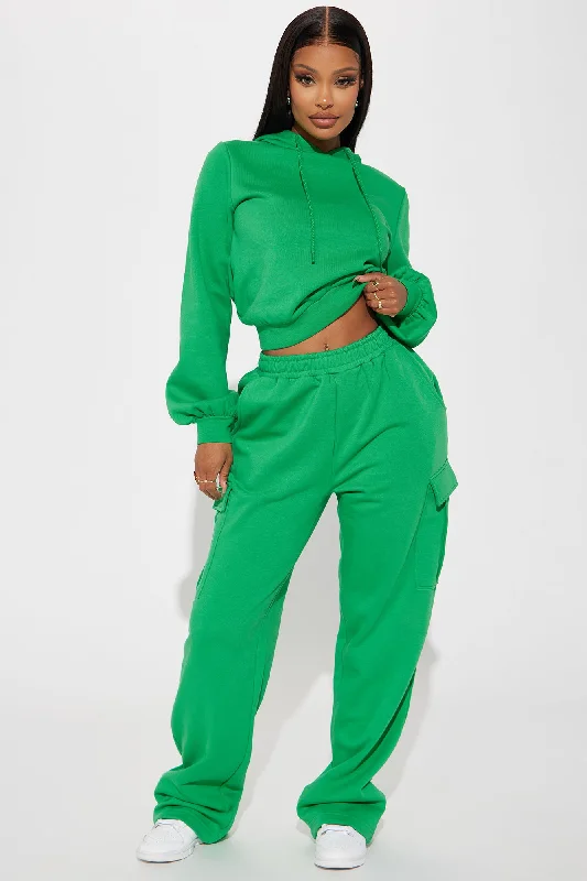 Easy Going Lounge Hoodie - Green