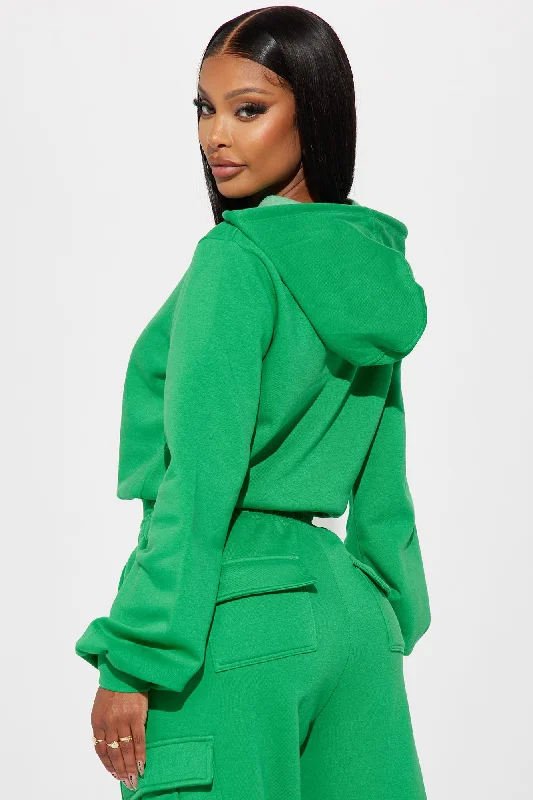 Easy Going Lounge Hoodie - Green