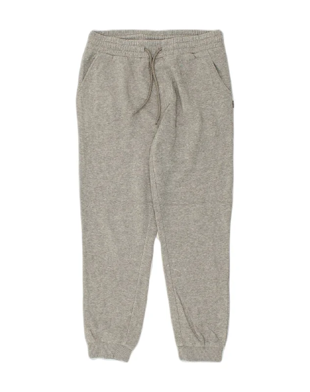 JACK & JONES Womens Tracksuit Trousers Joggers Medium Grey Cotton