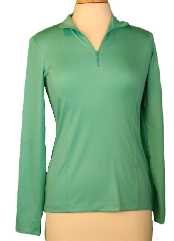 New EP Pro 1/4 Zip Green Pullover Size XS