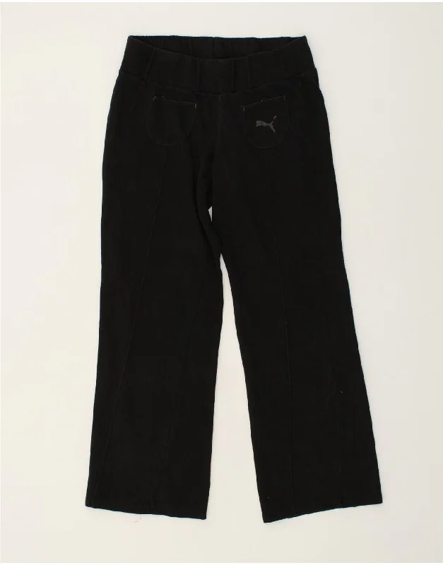 PUMA Womens Tracksuit Trousers UK 14 Large  Black