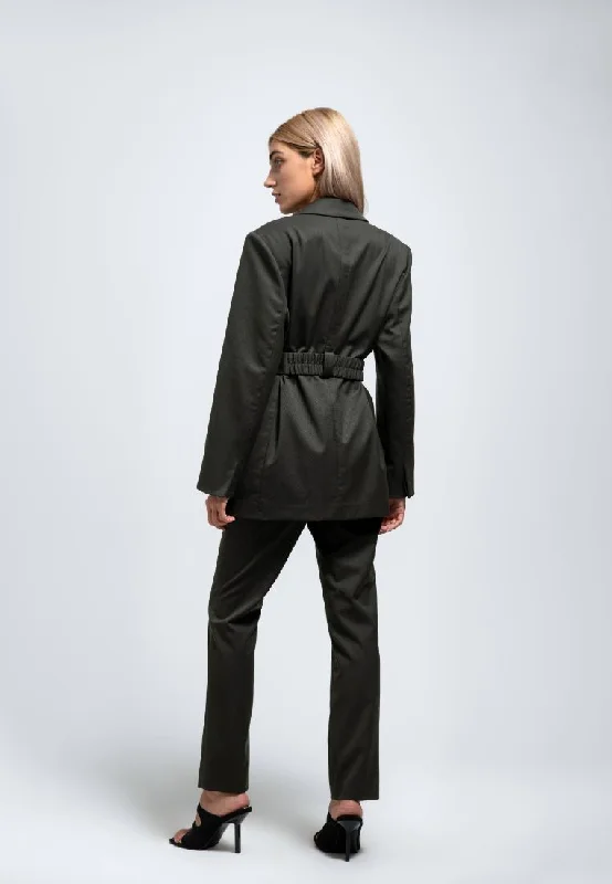 Brooke Boxy Belted Blazer