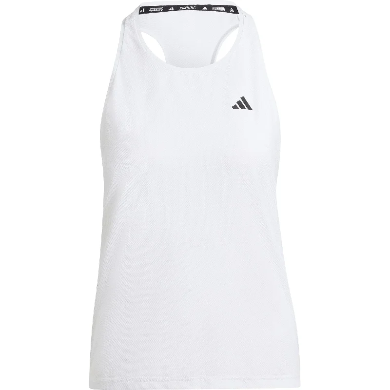 adidas Own The Run Womens Running Vest Tank Top - White